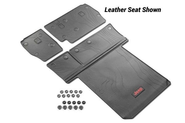 Kofferraummatte Ladeflächenmatten Jeep Wrangler JLU4xe Hybrid