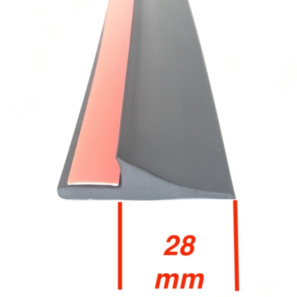 Kotflügelverbreiterung universal. 28mm breit, 150cm lang, 1 Stück
