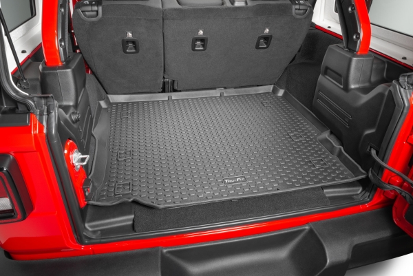 Laderaumwanne / Kofferraummatte schwarz Jeep Wrangler JL 18- 2-Türer ohne Rückbank / JLU