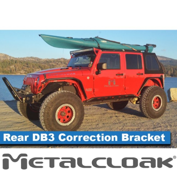 MetalCloak DB3 Hinterachs-Längslenker-Geometrie-Korrekturhalter Jeep Wrangler JK & JL