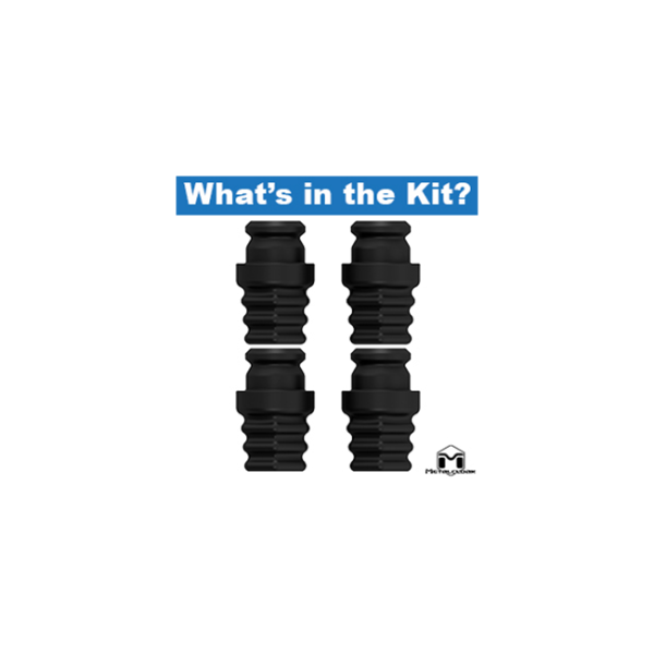 MetalCloak DuroSpring Federwegs-Anschlagpuffer Set für Jeep Wrangler TJ / LJ