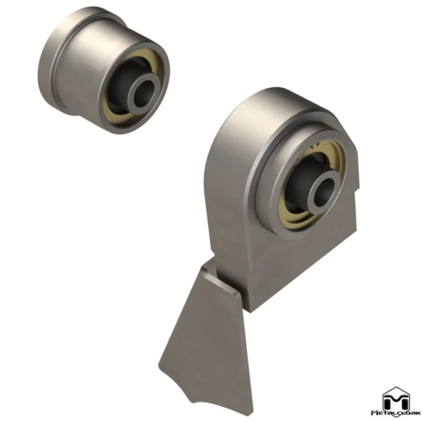 MetalCloak Längslenkeraufnahme + Duraflex Bushing JK Vorne