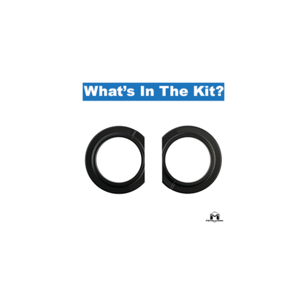 MetalCloak Vordere Federisolator-Korrekturpads für Jeep Wrangler JL & Gladiator JT
