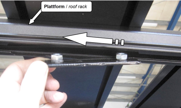 Muli-Rack Adapter für  Rhino Rack Pioneer Plattformen & Reconn Querträger (1 Stk.) 55-01-022