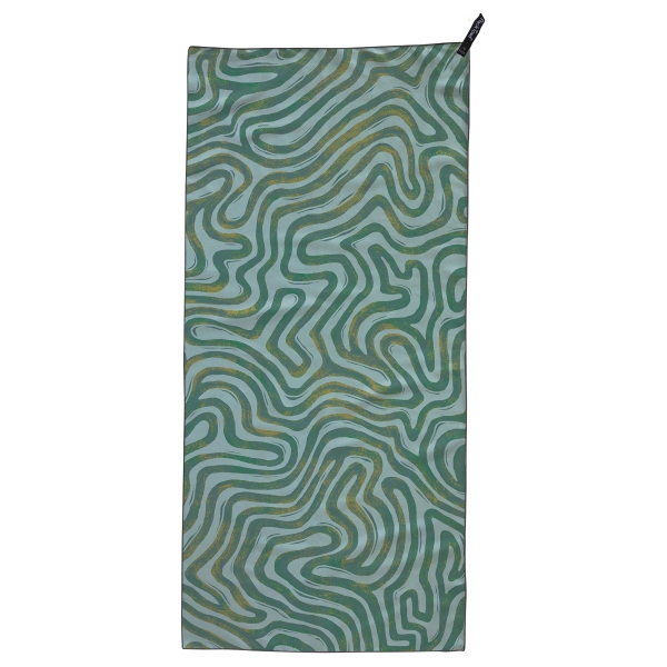 PackTowl Handtuch Beach Winding Path Muster