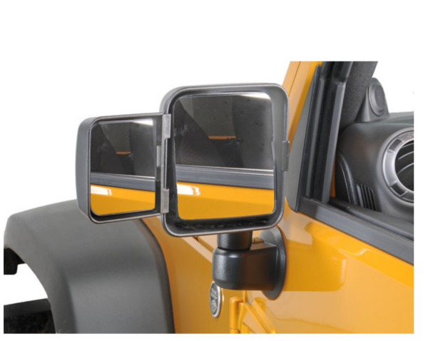 Rampage Wohnwagenspiegel-Erweiterungen Jeep JK JL Gladiator 8605 13011-0311 Quadratec
