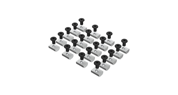 Rhino Rack -Pioneer 6- M6 Schrauben & Einschubmuttern 20er Set  50-61041