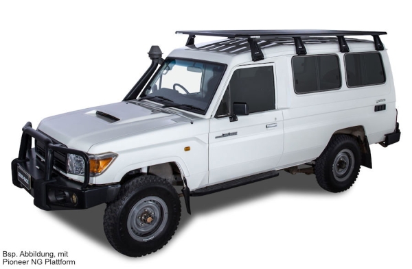 Rhino Rack Pioneer 6 Plattform 2700x1472 Toyota HZJ78, inkl. 4 Fusssätze 50-10JT01022
