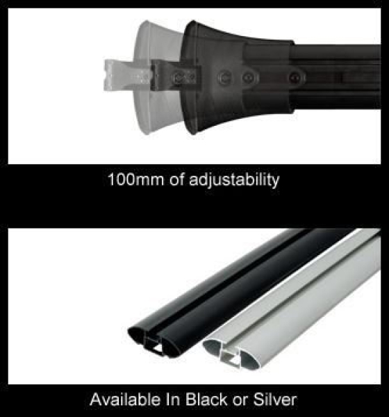 Rhino Rack Stealth Querträger 965mm, RSB05B, schwarz 50-10RSB05B 10RSB05B