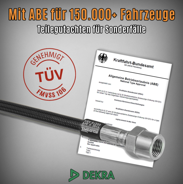 Stahlflexbremsleitungskit JT hinten+40mm mit TÜV 04-KS-SPJTH-040