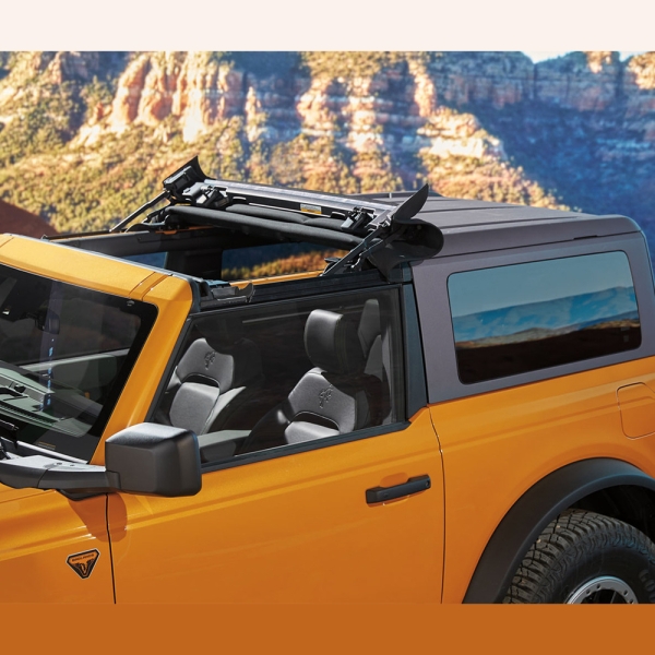 Sunrider für Hardtop 2-Türer Black Twill Bronco 21-