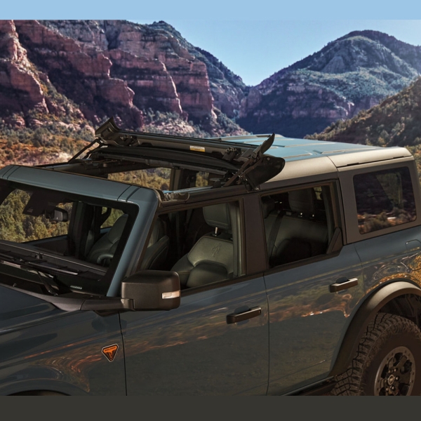 Sunrider für Hardtop 4-Türer Black Twill Bronco 21-