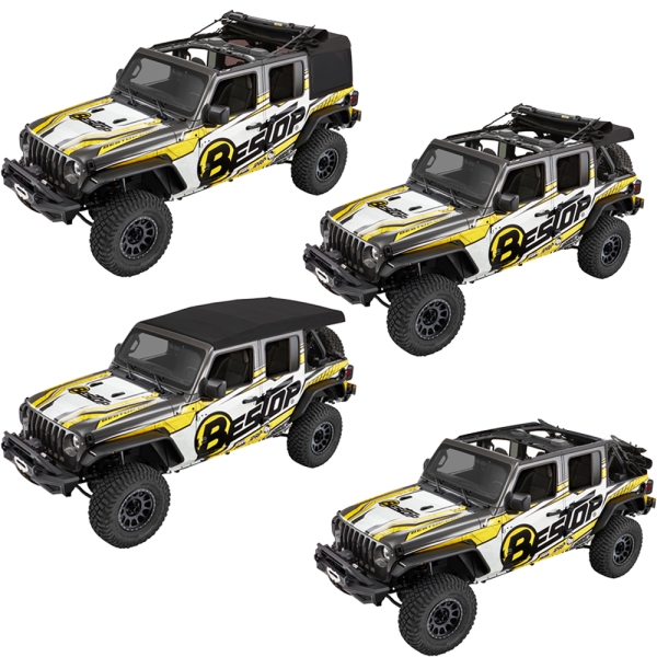 Supertop Ultra 4 Black Twill Jeep JL 4-Türer
