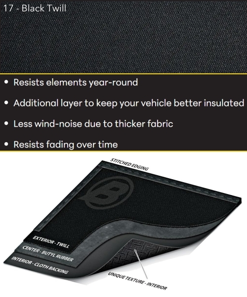 Trektop 2-Türer mit getönten Scheiben Black Twill Bronco 21-