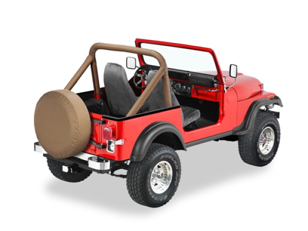 Überrollbügelpolster Tan Jeep CJ5 80 - 83 Bestop 80007-04