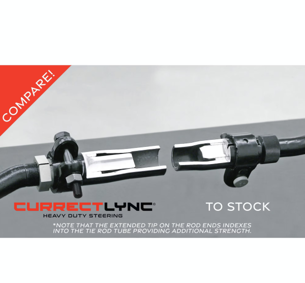 Verstärkte Spurstange JK Highsteer, RockJock RJ-432103-101