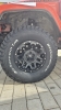 1 Reifen und Alu Felge AX 9 x 17 ET +18 schwarz ATX Series Wheel Jeep Wrangler JL AX200 KMC IRON BLACK m. Reifen 315/70R17 BFG K