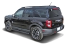 4\- Schwarze texturierte ovale Schwellerrohre Bronco 21-