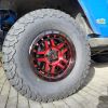 Alu Felge 8,5 x 17 ET +18 KMC KM540 RECON schwarz rot Jeep Wrangler JK / JL ab BJ 07 KM54078550918 Gloss BLACK RED mit TÜV