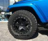 Alu Felge AX schwarz ATX Series Wheel 8,5 x 17 ET +10 Jeep Wrangler JK ab BJ 07 / 4 Stück AX19478550610