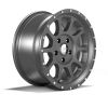 Alu Felge Alloy gunmetal Grey 8,5x17 ET +32 mit TÜV Alloy wheel 1450 Jeep Gladiator JT 19-