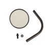 Außenspiegel Trail unbeheizt schwarz rund Jeep Wrangler JL 18- Rugged Ridge 11025.23 Trail Mirror, Round; 18- Jeep Wrangler JL