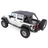 Bowless Softtop mit getönten Scheiben Jeep Wrangler JK 07-18 2-Türer Smittybilt SB9073235K