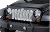 Kühlergrill Kühlerschutz chrom Aluminium hinter dem Grill Jeep Wrangler JK 07- Rugged Ridge 11401.20