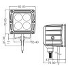 LED Scheinwerfer 4-eckig 20W 1400lm Flutlicht Universal all LTPRTZ Lightparts Arbeitsscheinwerfer