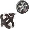 Scheinwerfer-Halter schwarz X-Clamp und LED Scheinwerfer 1 Stck. Arbeitsscheinwerfer