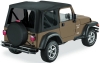 Softtop Ersatz Softtop Bestop Sailcloth Black Diamond Jeep Wrangler TJ 97-06 79141-35 Replace-A-Top Bestop
