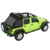 Trektop NX Glide  Black Diamond Jeep Wrangler JK 07-18 4-Türer Bestop 54923-35