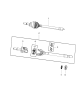 Bild No. 2  Mopar 68397157AA Axle Shaft