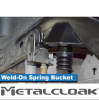 Federaufnahme TJ hinten am Rahmen Metalcloak MC7109