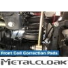 MetalCloak Vordere Federisolator-Korrekturpads für Jeep Wrangler JL & Gladiator JT