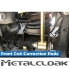 MetalCloak Vordere Federisolator-Korrekturpads für Jeep Wrangler JL & Gladiator JT