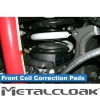MetalCloak Vordere Federisolator-Korrekturpads für Jeep Wrangler JL & Gladiator JT