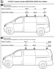 Rhino Rack HD Querträger 1500mm (3), Mercedes Vito W447, 5370mm, m. RLT600 50-10JA8231 10JA8231