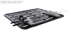 RHINO RACK PIONEER Montageträger (2) für PIONEER Plattform, 610mm, mit Zwifloc 50-61021
