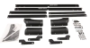 Vortex 1500mm (2) für Wrangler JK 2-türig, schwarz Backbone, RLT600, Rhino Rack 50-10JA6382_1