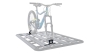Rhino Rack Thru Axle Fahrradträger für Pioneer Plattformen mit Zwifloc 50-61018 