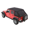 Softtop Trektop Trektop NX Plus Factory Style Black Twill Wrangler JK 07-18