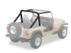 Überrollbügelpolster Black Denim Jeep Wrangler YJ 87 - 90 80008-15
