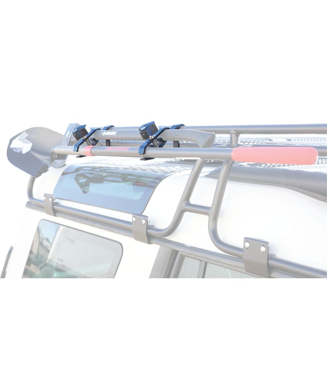 6 Stück Schaufelhalter Für Dachträger - 17-40mm Halterung Mit Gummiband (Gelb)