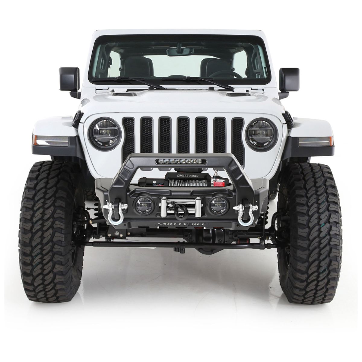 Frontstoßstange Stoßstange Stryker ohne Ecken Jeep Wrangler JK 07-18 JL 18-  Smittybilt SB76730 Stryker Bumper