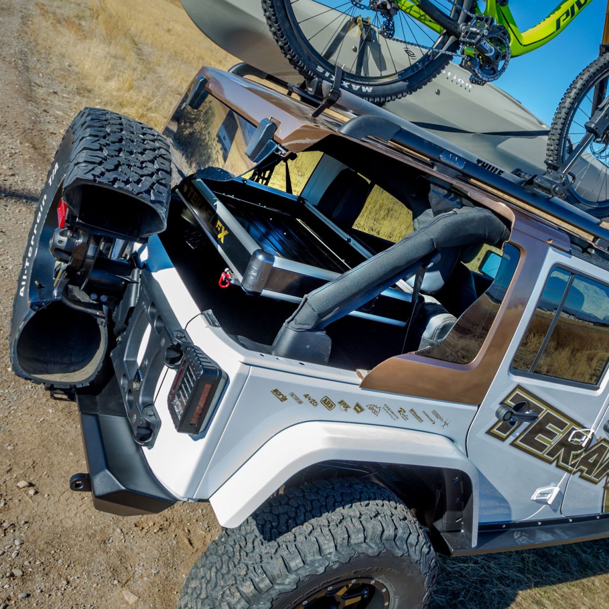 Jeep Jk Gepackkorb Jku 4 Door Wasatch Rear Cargo Rack