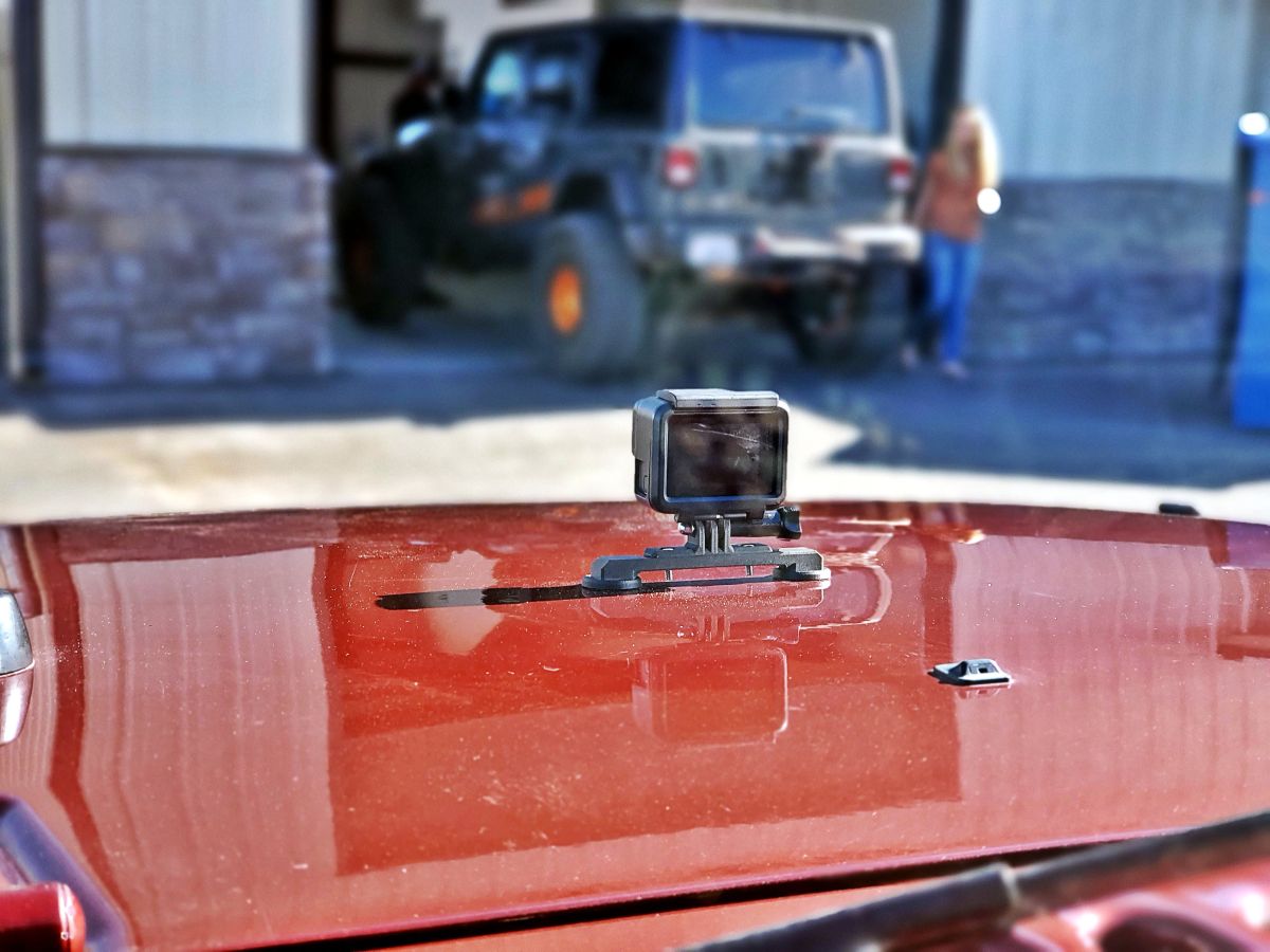 GoPro Kamera Halterung für die Motorhaube Jeep Wrangler JK 07-18 American  Adventure Lab JK-1000