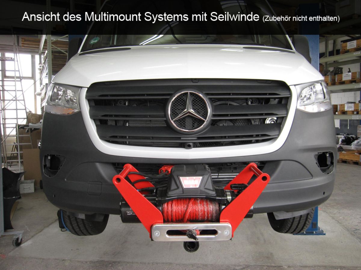 HIDDEN Multi-Mount Mercedes Sprinter 907 ab 2018, Heck- und