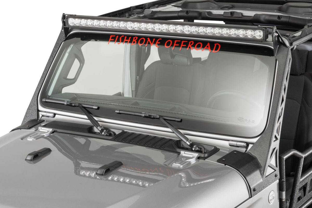 Vierkant Offroad - Haltersatz, Halter für LED Lichtbalken 50'' Jeep  Wrangler TJ am Scheibenrahmen