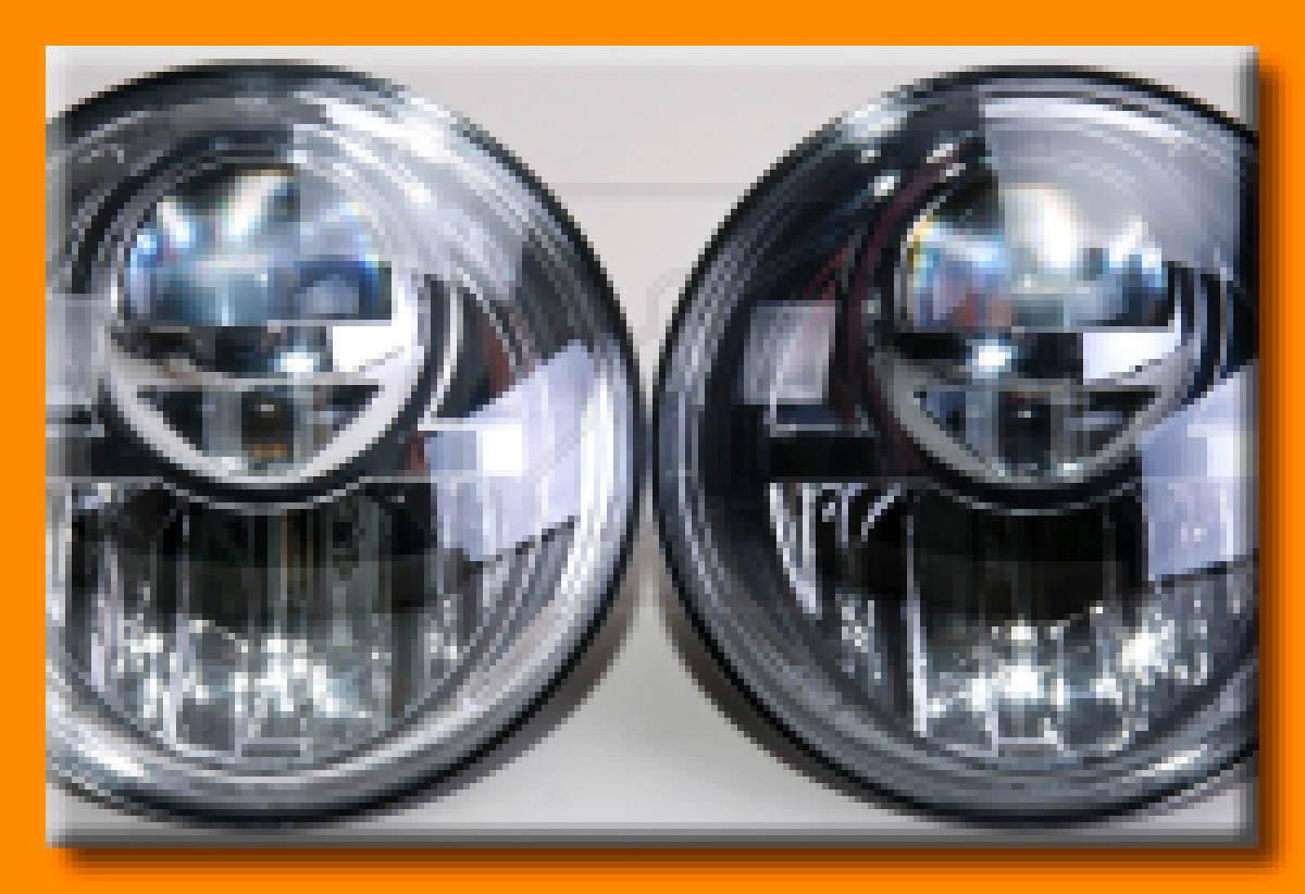 NOLDEN 7-Zoll Bi-LED Reflektor-Hauptscheinwerfer für Jeep Wr